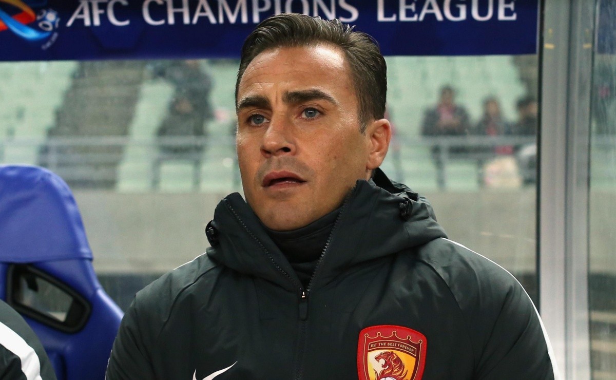 Fabio Cannavaro podría reanudar su carrera de entrenador: el equipo que negocia con el italiano