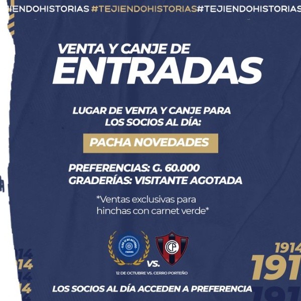 12 de Octubre vs Cerro Porteño EN VIVO Y EN DIRECTO por la Copa de