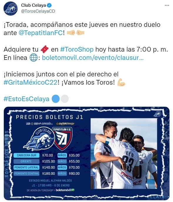 Celaya Vs Tepatitl N Fecha Hora Y Canales De Tv Para Mirar En Vivo