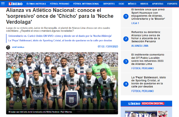 Alianza Lima vs Atlético Nacional por la Noche Verdolaga 2023