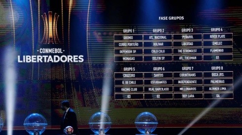 "Conmebol Libertadores". Así lució el nombre en el sorteo de diciembre de la edición 2018.
