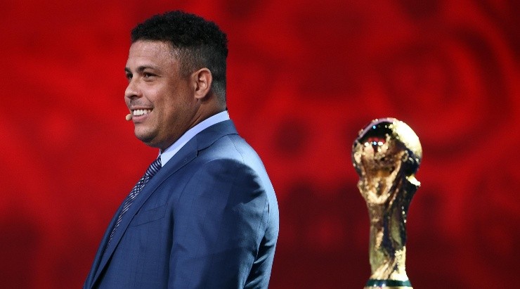 UN CAMPEÓN DEL MUNDO. Ronaldo durante el sorteo de los grupos de Rusia 2018 (Foto: Getty).