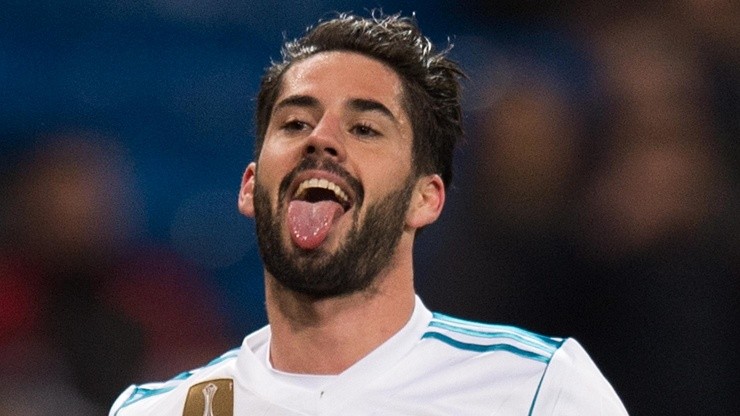 Si lo ve Zidane, lo mata: Isco corrió sin remera bajo la nieve y así no será titular en Real Madrid