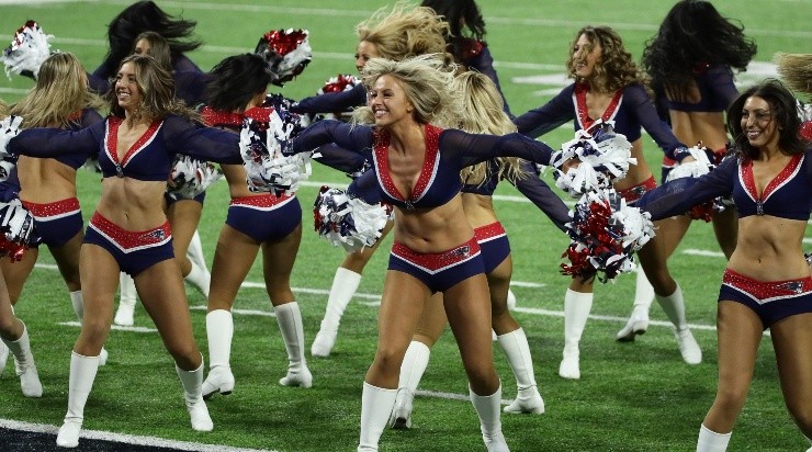 Las porristas de los Patriots también estuvieron presentes en Minnesotta(Getty)