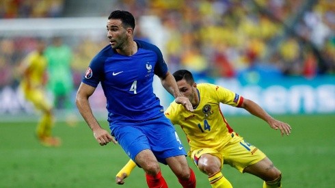 Adil Rami en la Selección de Francia.