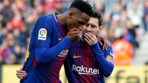 Por culpa de Messi, Yerry Mina llegó mareado al Camp Nou