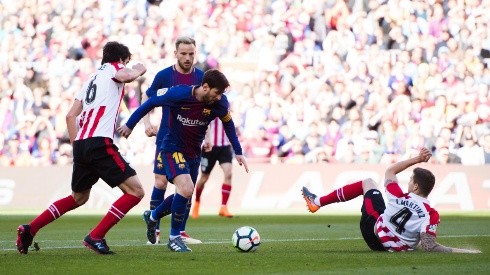 Messi brilla ante el Athletic y se anota en el marcador con un golazo