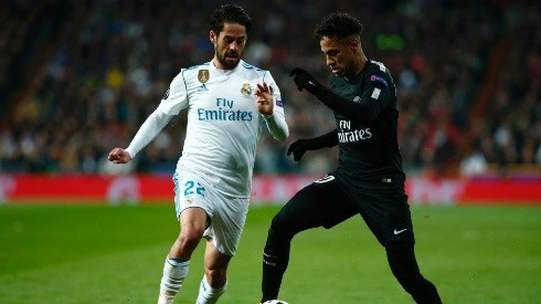 Neymar enfrentando al Real Madrid