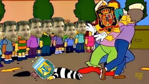 España no tuvo compasión con Argentina.