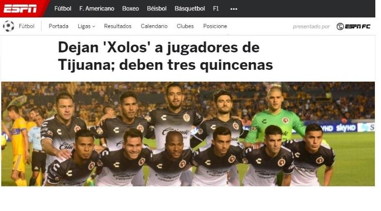 Así lo reseñó la plataforma digital