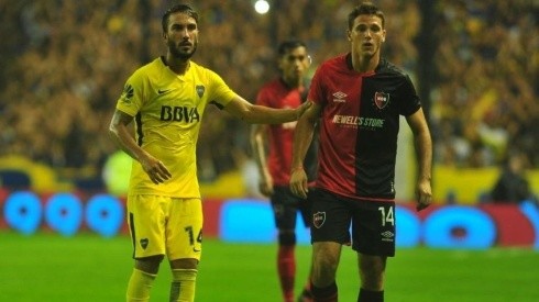 Sebastián Pérez en el triunfo de Boca ante Newell's.
