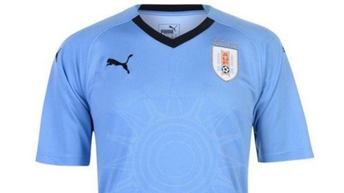 LA CELESTE. Así es el uniforme titular que usará la Selección de Uruguay en Rusia 2018.