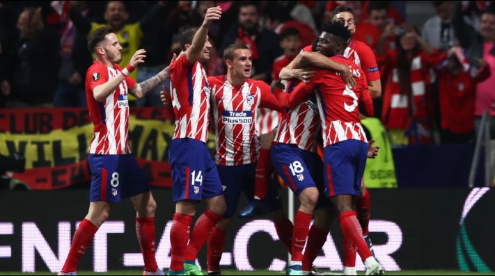 Resultado de imagen de atletico celebracion arsenal