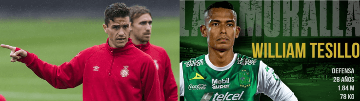 Espinosa se encuentra en el Girona de España / Tesillo firmó hace pocos días y se convirtió en refuerzo del Club León de México