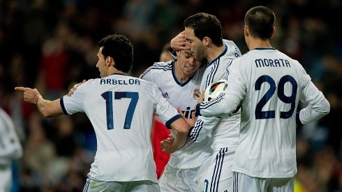 MERENGUES. Higuaín y Morata compartieron vestuario en el Madrid.