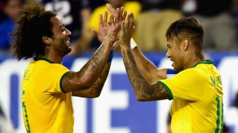 Marcelo le abre los brazos a Neymar en el Madrid