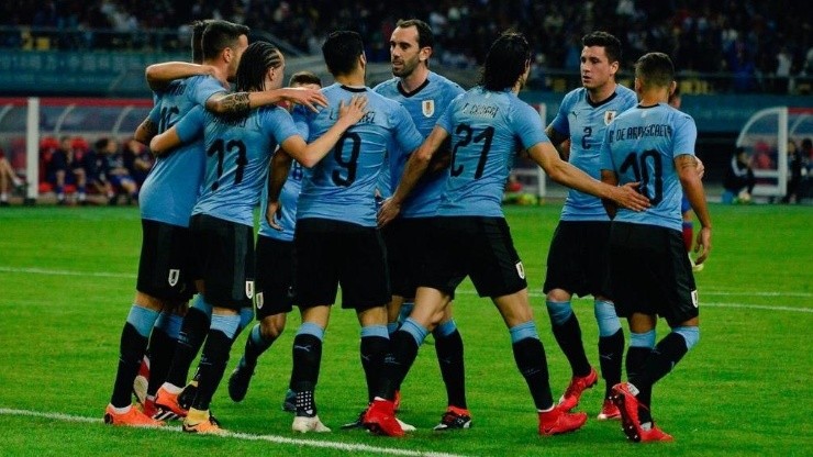 Liga Del Campeón Del Fútbol, Partido Entre Egipto V/s Uruguay Con