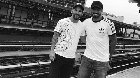 Messi y Suárez en sus vacaciones