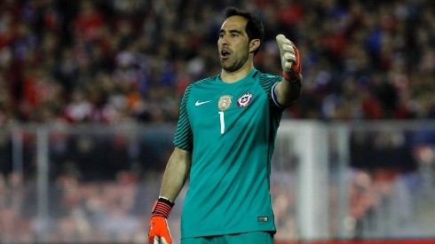 Bravo, jugador de la Selección de Chile.
