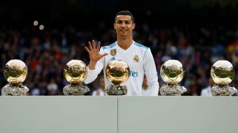 ¡CINCO! Cristiano deja el Madrid con cinco balones de Oro conquistados.