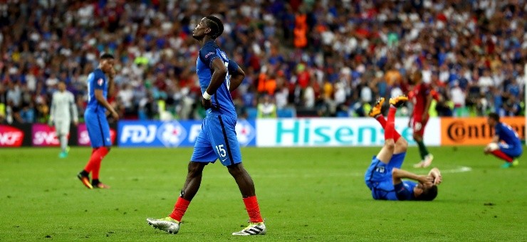 UNA PESADILLA. Pogba tras perder la Eurocopa 2016 con Francia (Foto: Getty).