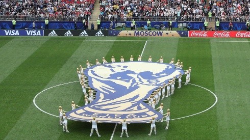 LA OBSESIÓN DE TODOS. El símbolo de la copa del mundo en la final del Mundial de Rusia 2018 (Foto: Getty).