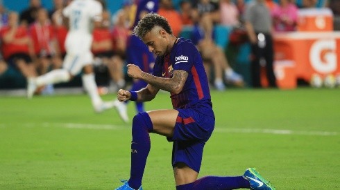 Foto de Neymar cuando jugaba en Barcelona.