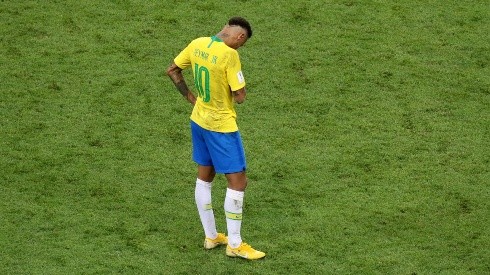 Foto de Neymar, jugador de Brasil.
