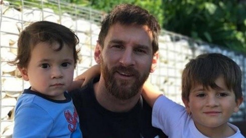 La pose del hijo de Messi que explotó en Twitter