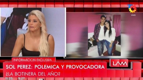 Video: a Sol Pérez le revelaron en vivo que Exequiel Palacios tiene otra novia y su cara lo dice todo