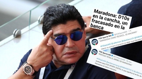 A Maradona lo están destrozando los periodistas de México
