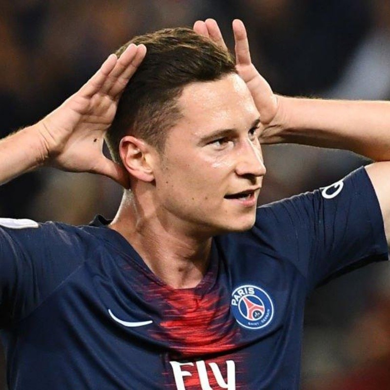 Verratti puso un pase mágico, Draxler cabeceó dos veces y PSG marcó el 1-0