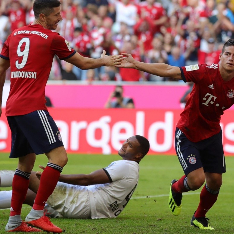 En uno de sus peores partidos, ¡James Rodríguez marcó un gol en el Bayern Munich!