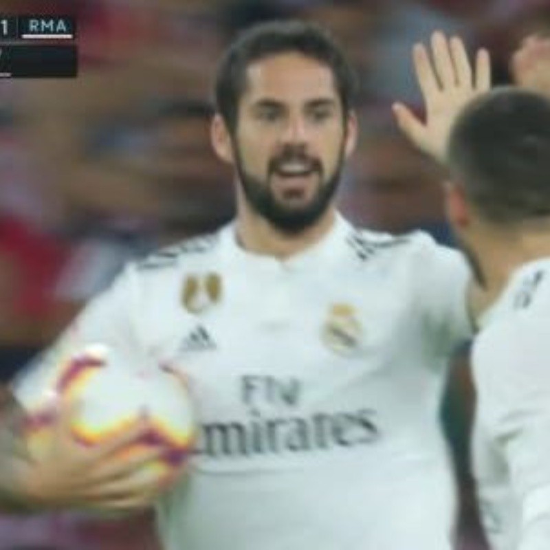 Cabeceó el menos pensado: Athletic durmió e Isco empató para Real Madrid