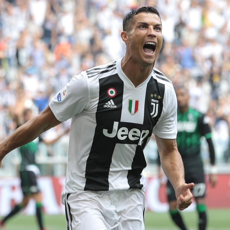 Llegó el gran día: Juventus ganó ante el Sassuolo con dos goles de Cristiano Ronaldo