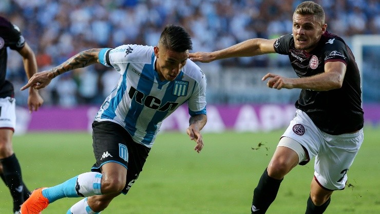 Racing vs Lanús por Superliga.