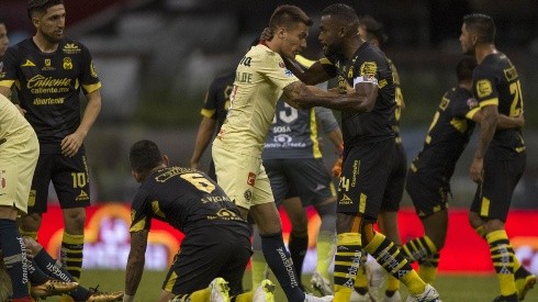 Insaurralde hizo su presentación en la Liga MX ante Morelia.