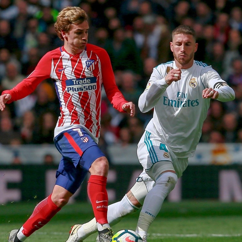 Sergio Ramos llamó "ignorante" a Antoine Griezmann