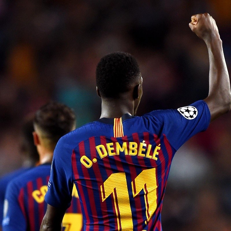 Ousmane Dembélé se puso en modo Messi y clavó el segundo para el Barcelona