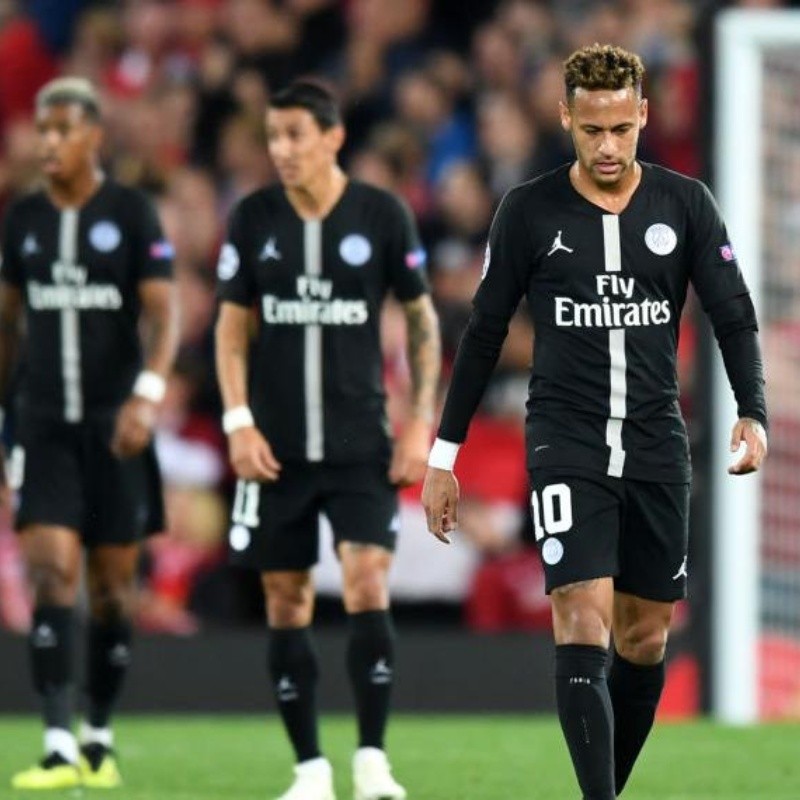 Neymar, el apuntado por la derrota del PSG: le pusieron un '3' y lo definieron como 'un alma en pena'