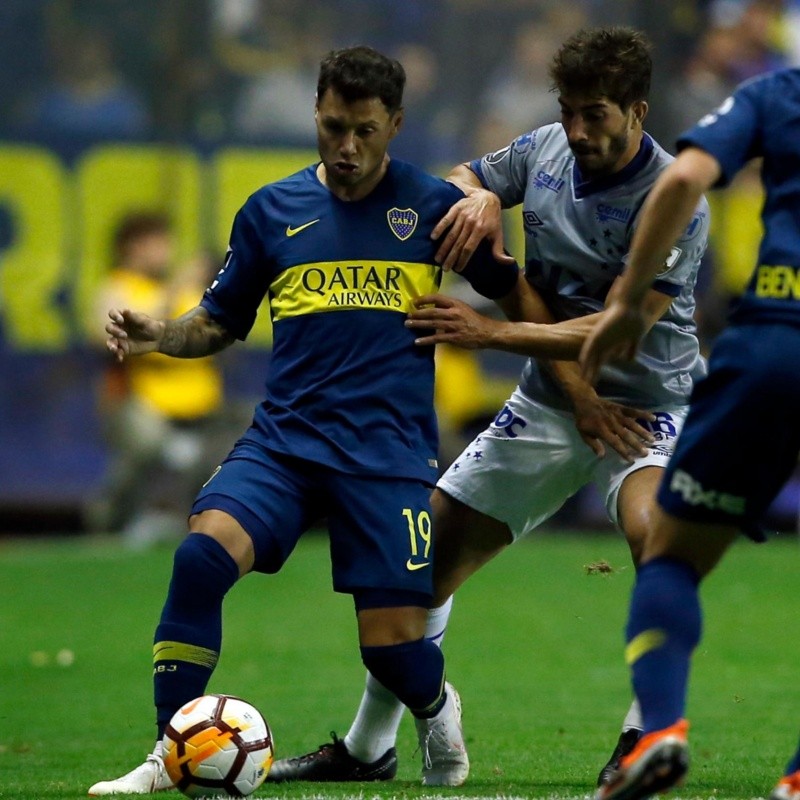 Foto de Zárate en Instagram y un "gracias" para la hinchada de Boca