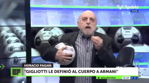 "¡Le hicieron cinco en el Mundial!": Pagani enojadísimo por los elogios a Armani