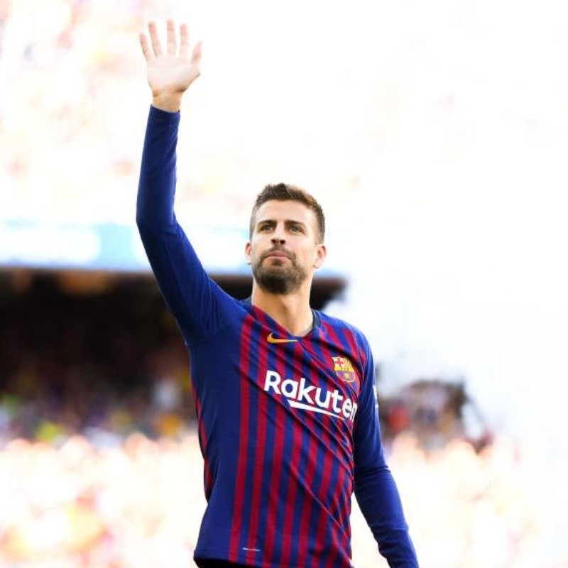 En el peor momento de Barcelona, Piqué metió un cabezazo estupendo para el 2-2