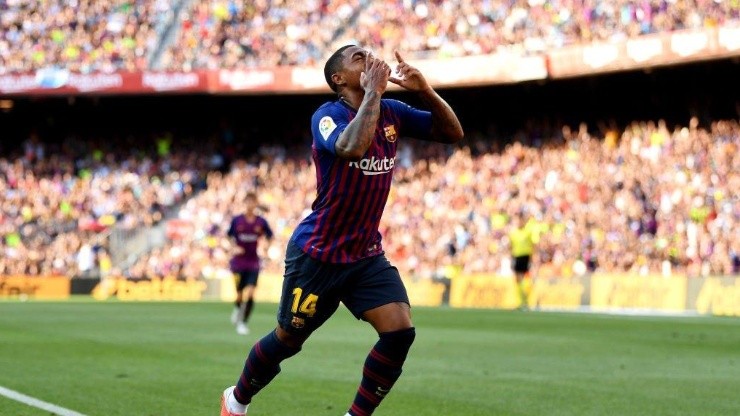 Foto de Malcom, jugador de Barcelona.