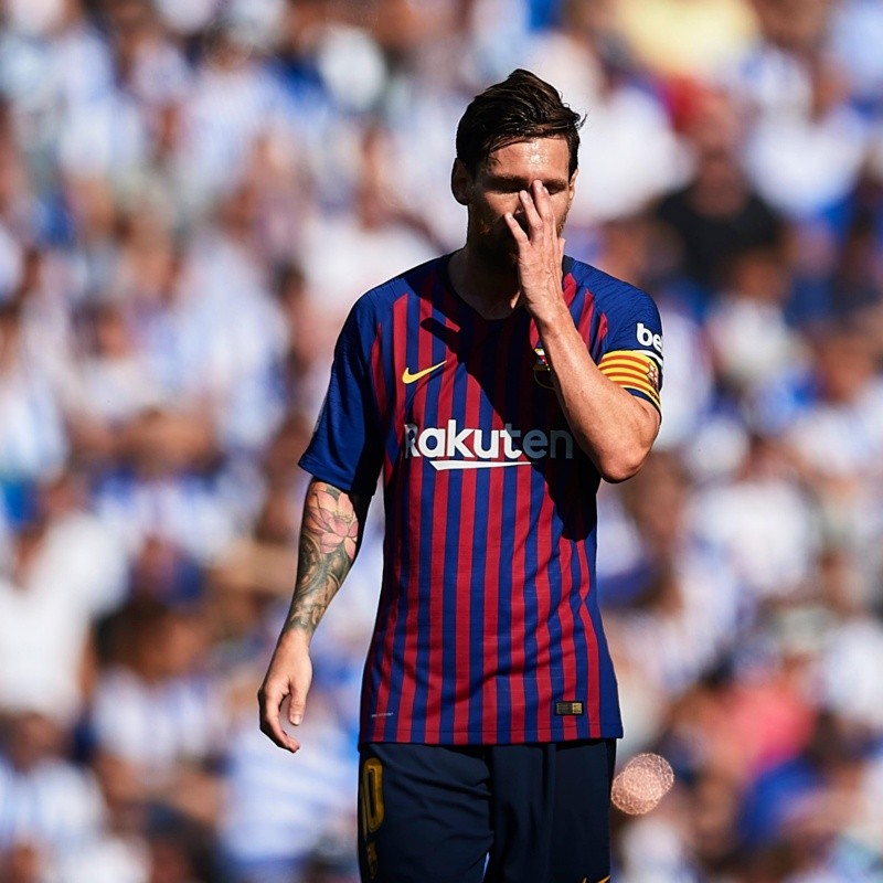 El enojo de Messi porque al Barcelona le hacen goles todos los partidos