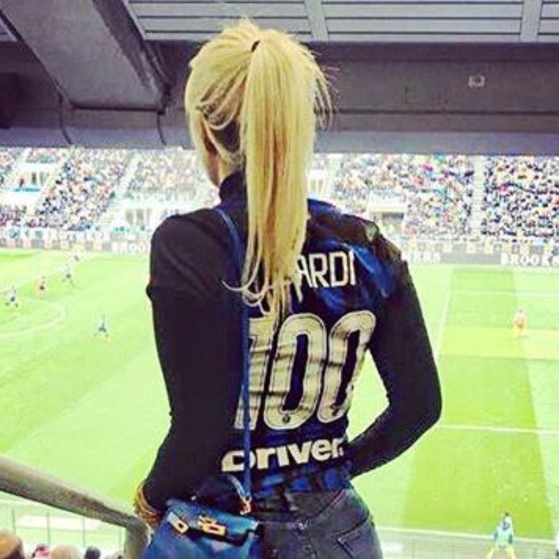 Wanda Nara mostró en una foto cómo lloró con su hijo por el gol de Icardi