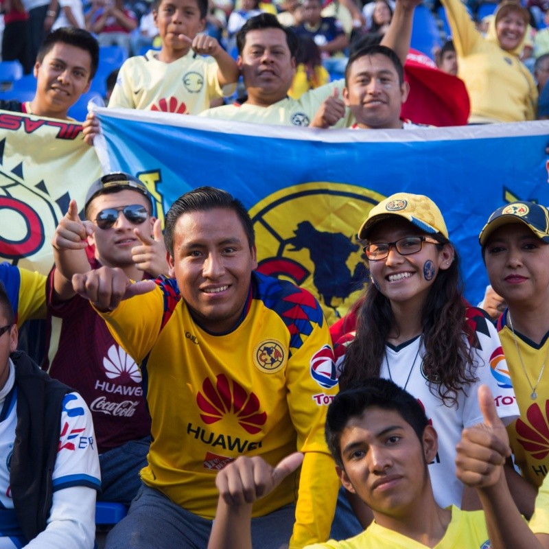 América le demostró a Cruz Azul quién manda en las gradas