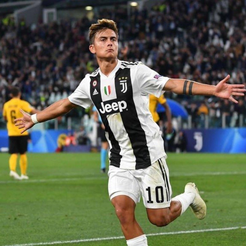 Dybala metió su primer hat-trick en Champions