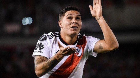 Foto del gol de Quintero.