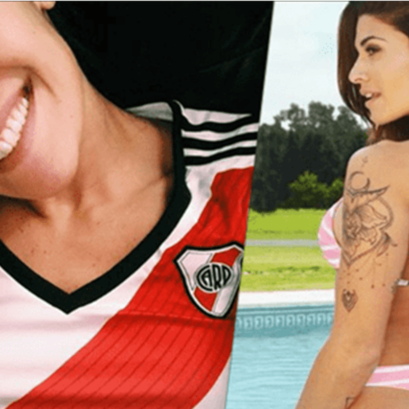 Descontrolada y como loca, Ivana Nadal se filmó cantando en la cancha y enamoró a los hinchas de River